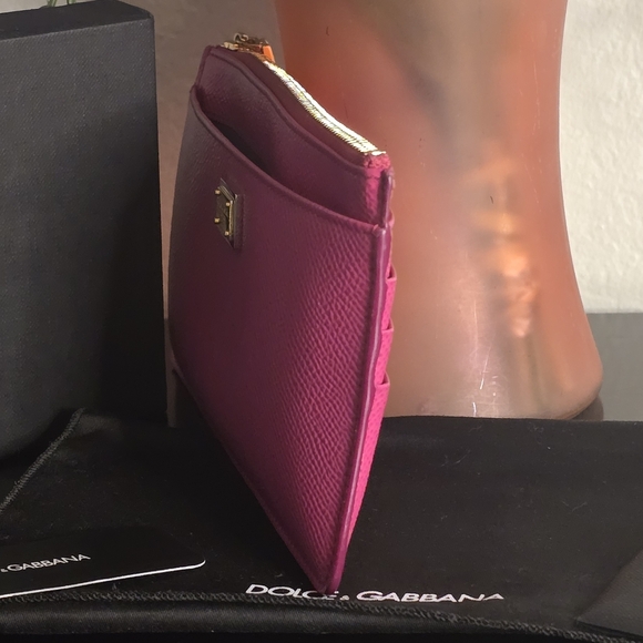 Dolce and Gabbana Large Dauphine calfskin card holder wallet - Picture 6 of 12